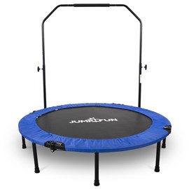 Mini trampoline fitness double barre jum