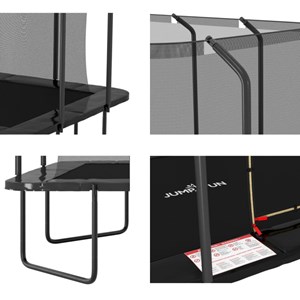 Trampoline luxury square jump4fun