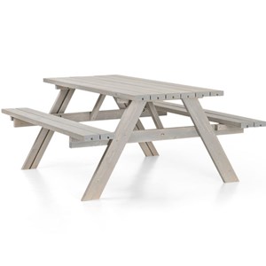 Table pique-nique bois pliante – gris
