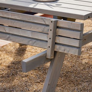 Table pique-nique bois pliante – gris