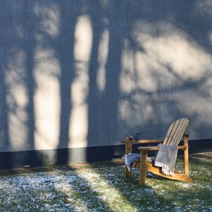 Chaise de jardin adirondack – brun