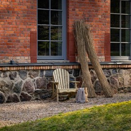 Chaise de jardin adirondack – vert