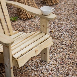 Chaise de jardin adirondack – vert