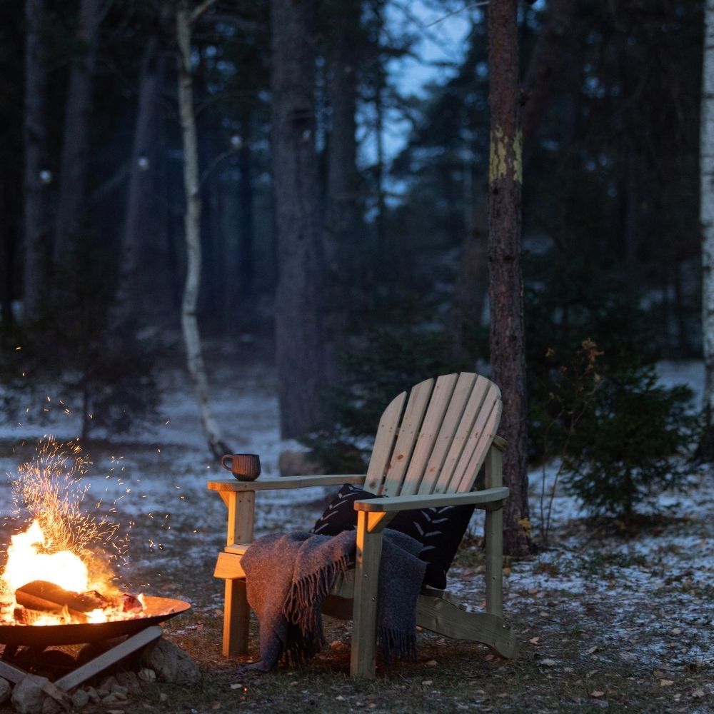 Chaise de jardin adirondack – vert - Main Image