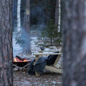 Chaise de jardin adirondack – vert