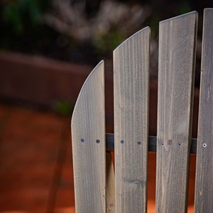 Chaise de jardin adirondack – gris