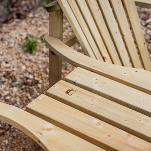 Banc double adirondack bois – vert