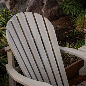 Banc double adirondack bois – gris
