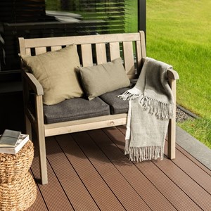 Banc de jardin 3 places – gris