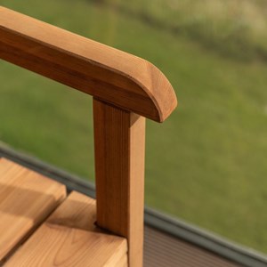 Banc de jardin 3 places – brun