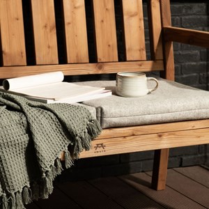 Banc de jardin 3 places – brun