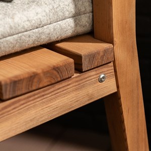 Banc de jardin 3 places – brun