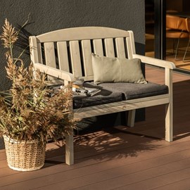 Banc de jardin 2 places – vert