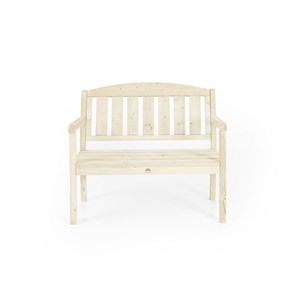 Banc de jardin 2 places – gris
