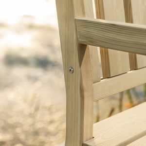 Banc de jardin 2 places – gris