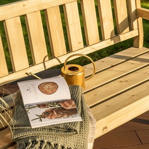 Banc de jardin 3 places large – vert