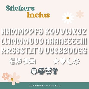 5 cubes 5x5cm + 66 stickers blancs