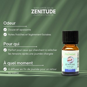Synergie d'huile essentielle zenitude