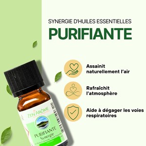 Synergie d'huile essentielle purifiante