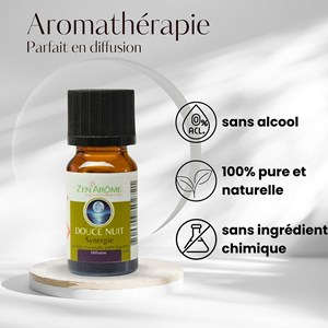 Synergie d'huile essentielle douce nuit