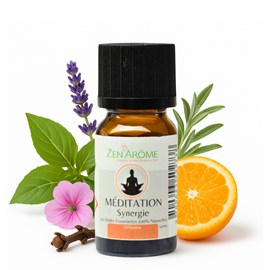 Synergie d'huile essentielle méditation