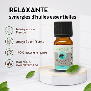 Synergie d'huile essentielle relaxante