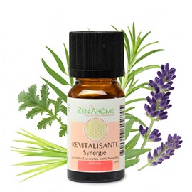 Synergie d'huile essentielle revitalisante
