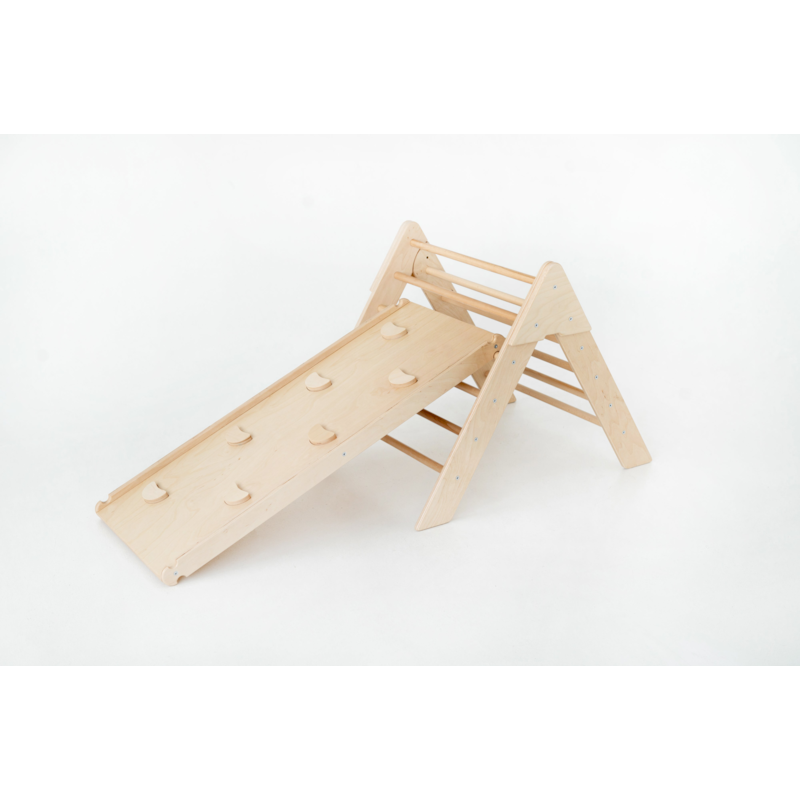 Combo triangle pikler + rampe d'escalade (Lunatoys) - Image 1