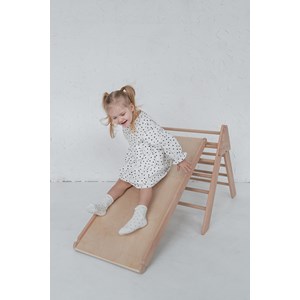 Combo triangle pikler + rampe d'escalade