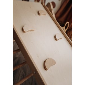 Combo triangle pikler + rampe d'escalade