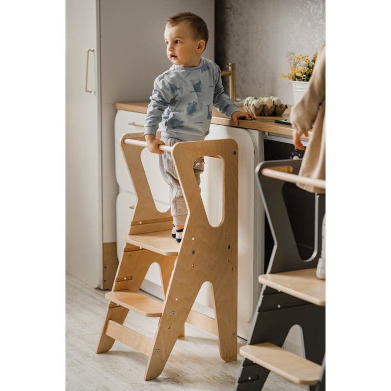 Tour d'apprentissage montessori réglable (Lunatoys) - Image 1