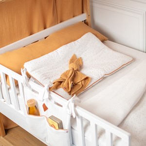 Oreiller plat en gaze de coton, jeanne