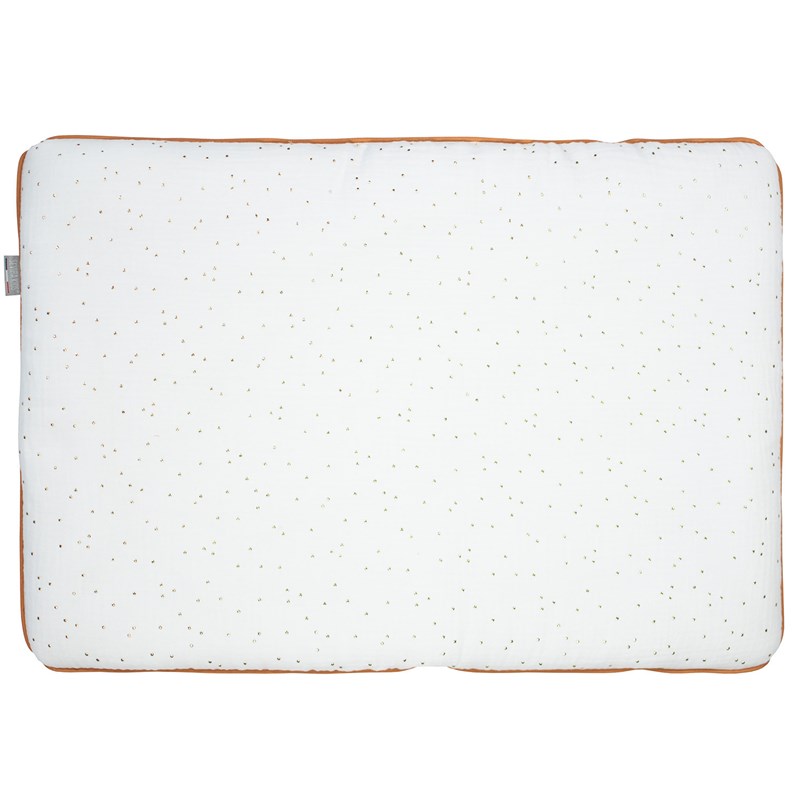 Oreiller plat en gaze de coton jeanne