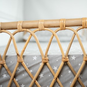 Drap-housse coton stella gris 90x190 cm