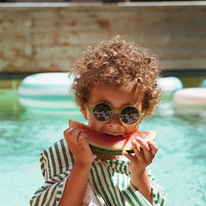 Lunettes de soleil ki et la vert olive