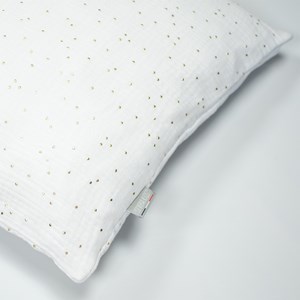 Taie d'oreiller gaze de coton jeanne