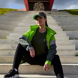 Coupe-vent imperméable giro kaki - vert