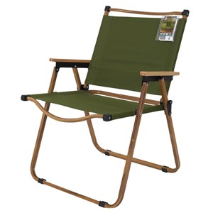 Chaise de camping verte