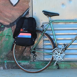 Sac à dos sacoche vélo escaper noir