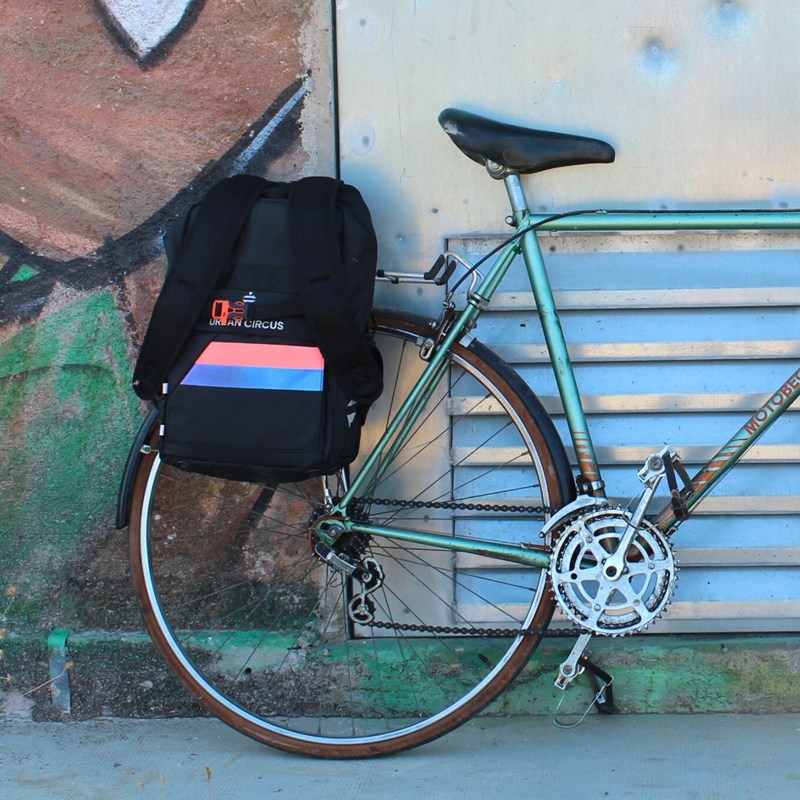 Sac à dos sacoche vélo escaper noir