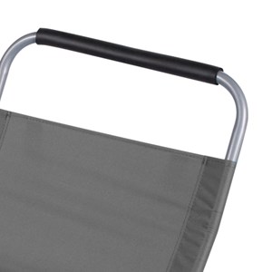 Cale dos de plage le delano anthracite