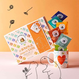 Coffret thé le bonheur dans la tasse