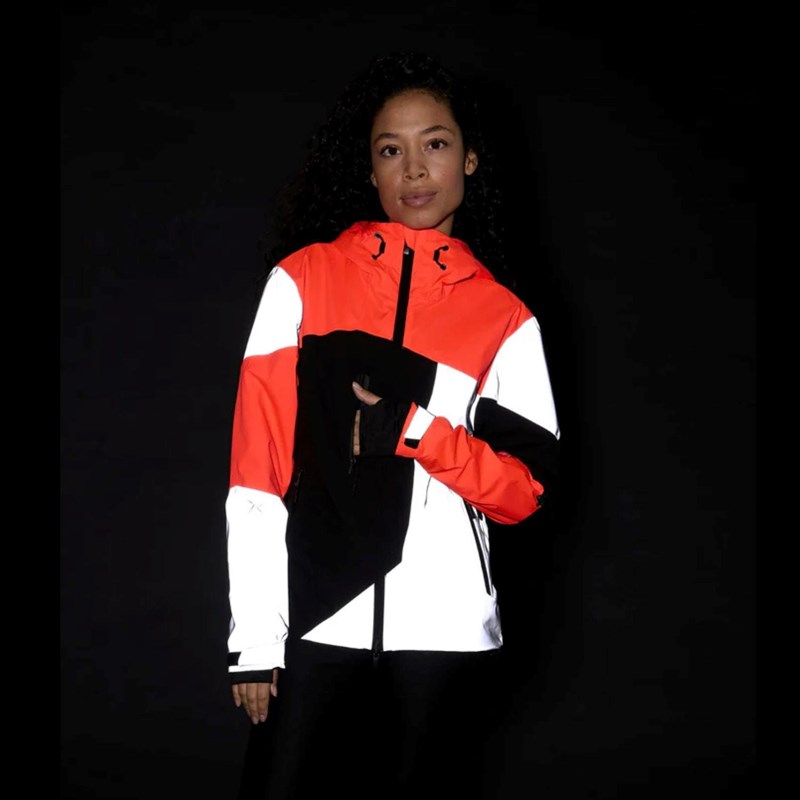 Veste réversible repop noire - orange