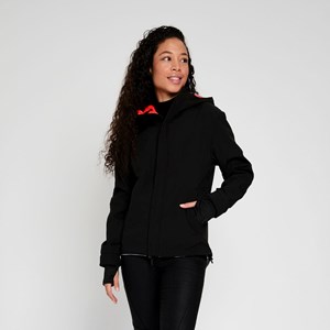 Veste réversible repop noire - orange S