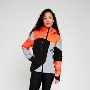 Veste réversible repop noire - orange S