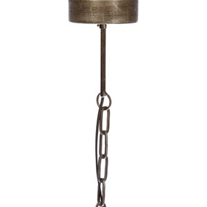 Suspension en fer factory - diam. 40 cm