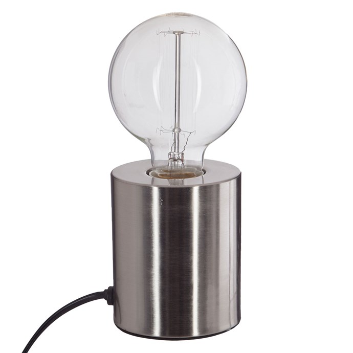 Lampe à poser en fer ampoule h. 10,5 Nature & Découvertes