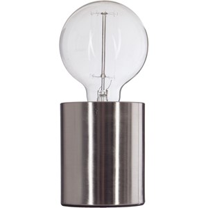 Lampe à poser en fer ampoule - h. 10,5