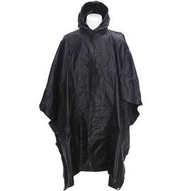 Poncho fostex ripstop noir