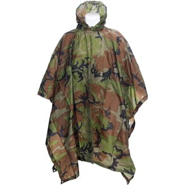 Poncho fostex ripstop camouflage